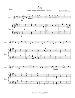 Joy (from Moon Dance of the Fireflies) score