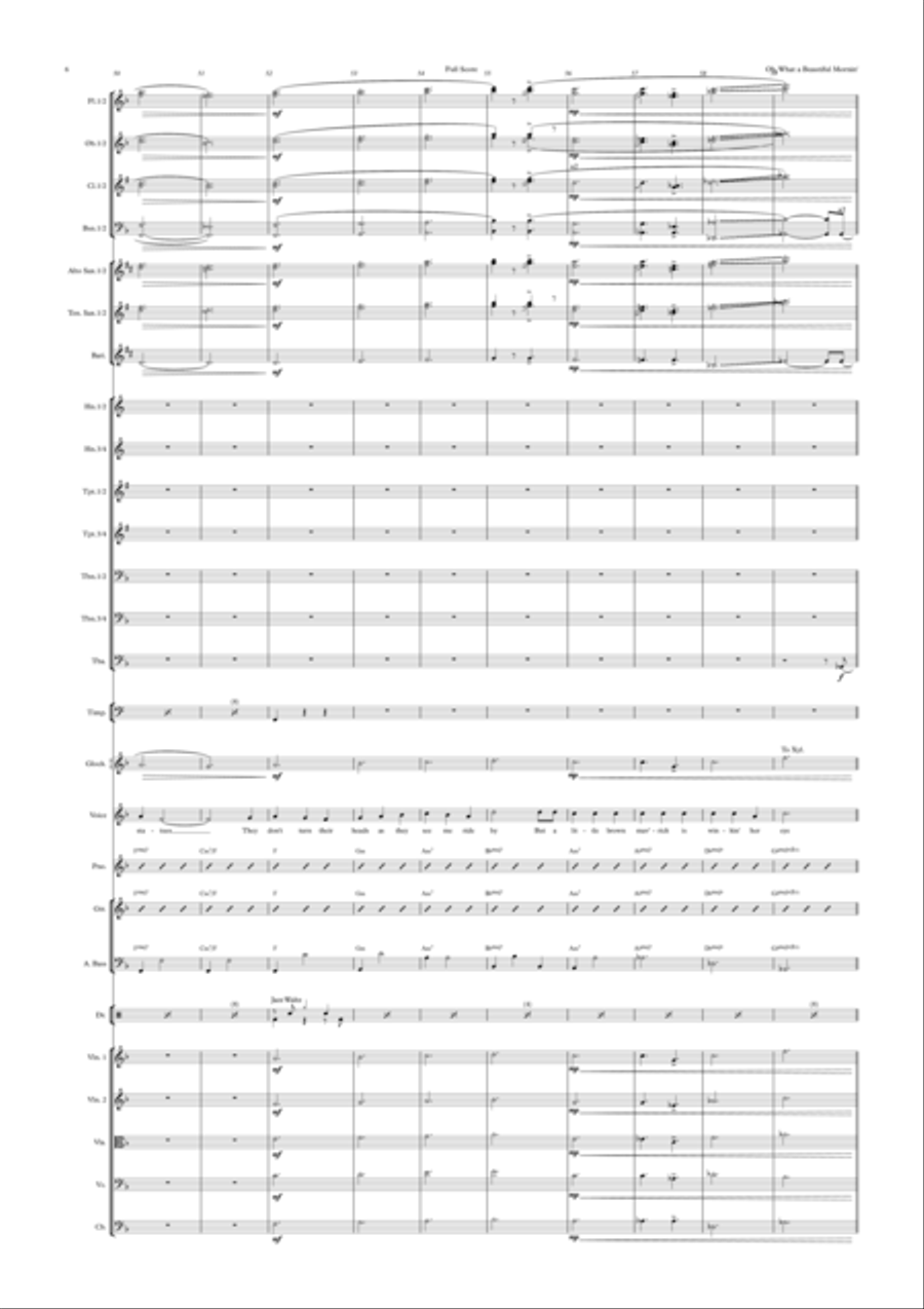 Oh, What A Beautiful Mornin' Full Orchestra scores gallery preview page 6