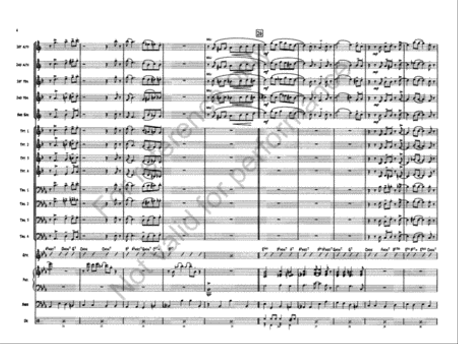 Danny Boy Jazz Ensemble scores gallery preview page 4