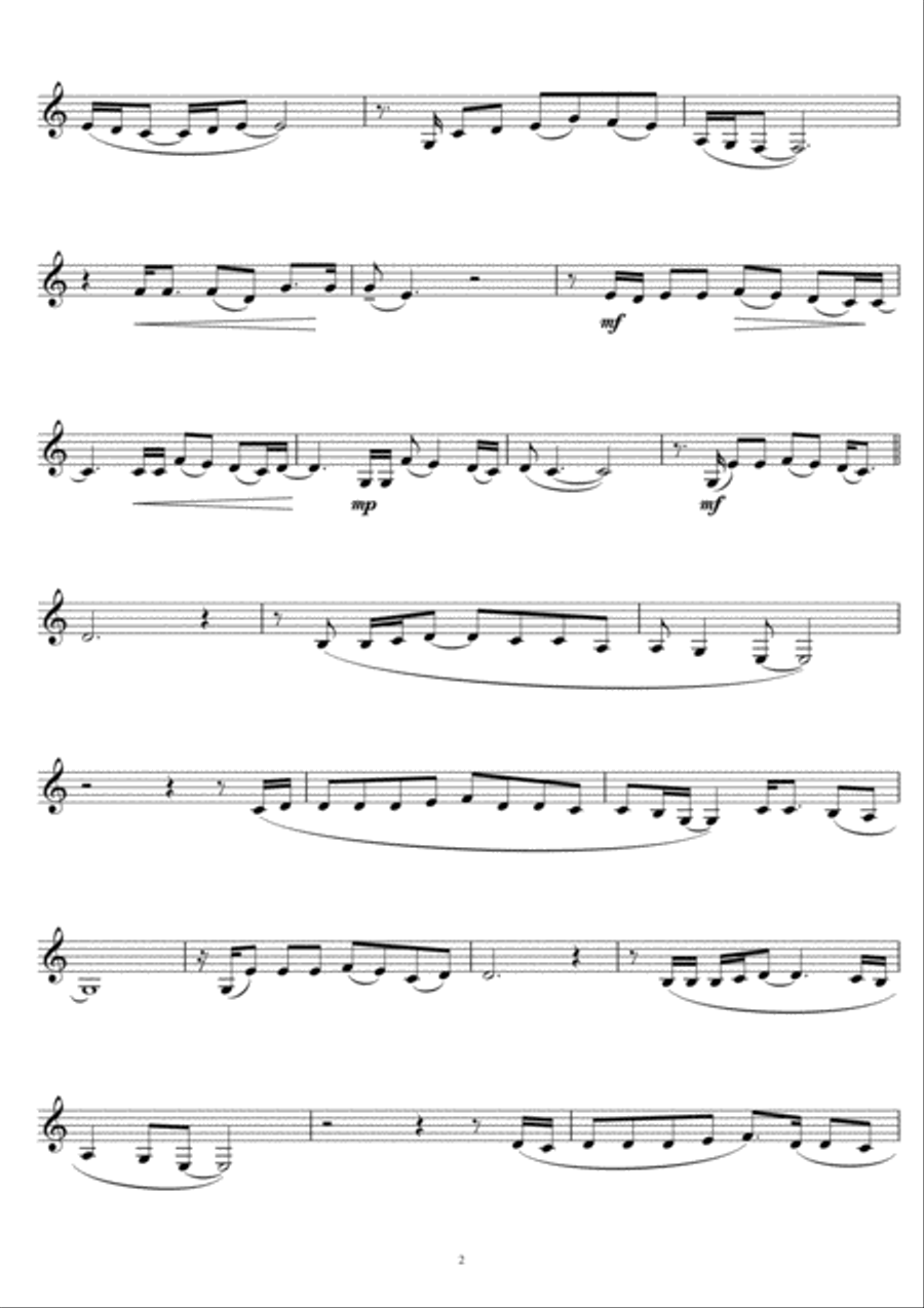 If Tomorrow Never Comes If Tomorrow Never Comes Clarinet Solo scores gallery preview page 2