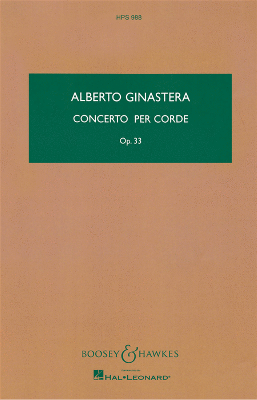 Concerto per Corde, Op. 33