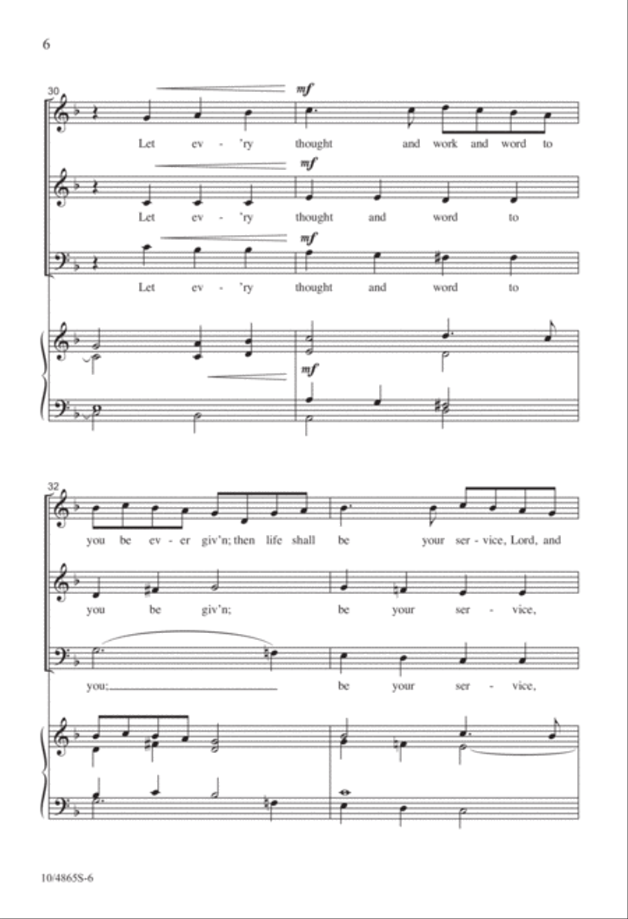 And Christ Be All in All And Christ Be All in All 3-Part scores gallery preview page 6