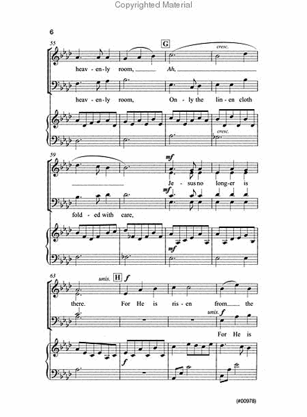 Mary Come Quickly (For He Is Not There) - SATB image number null