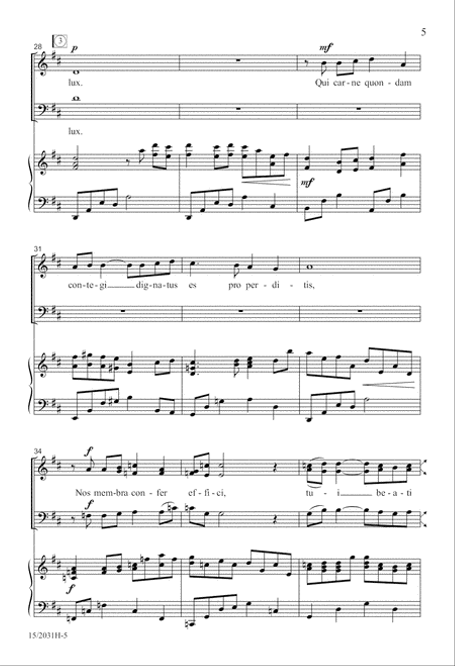 O Nata Lux 4-Part scores gallery preview page 5