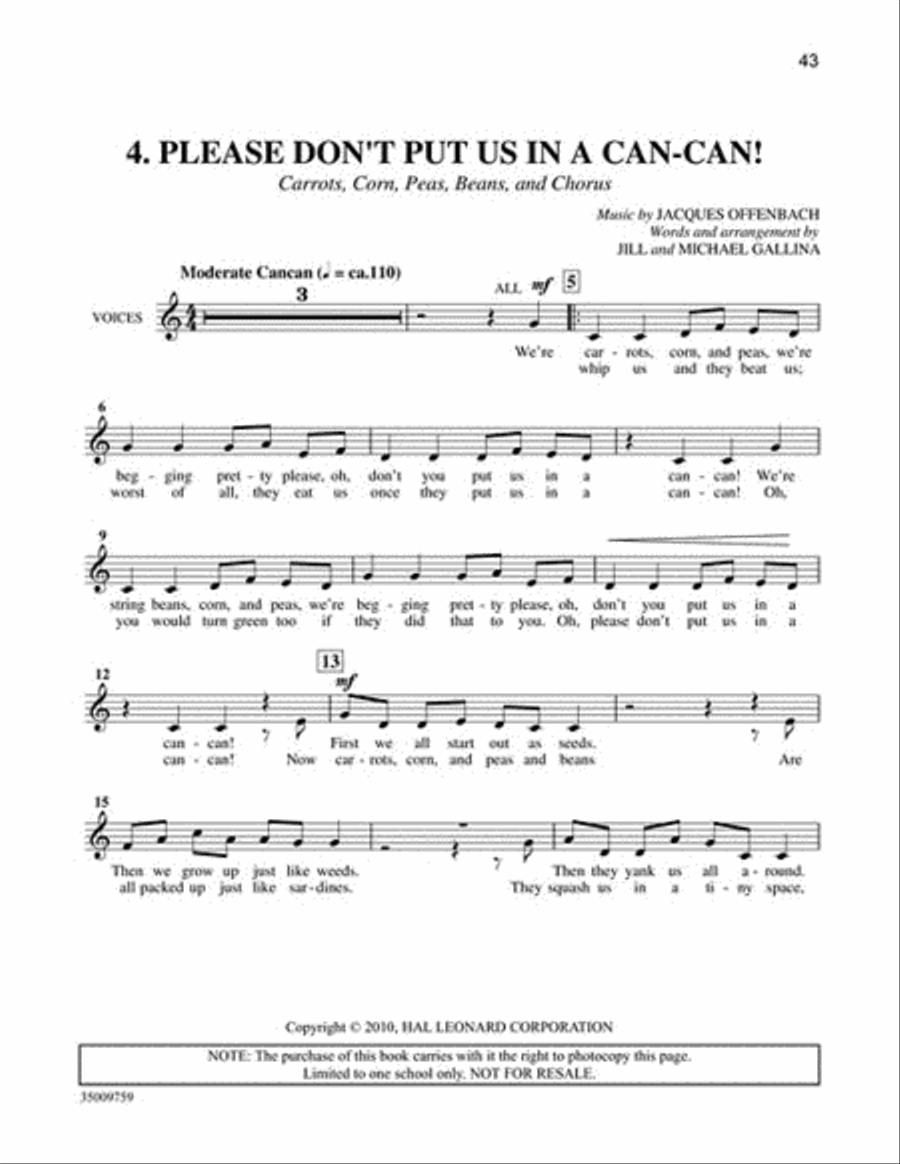 How Does Your Garden Groove? Unison Choir scores gallery preview page 6