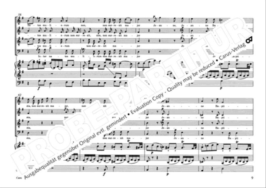 Inter natos mulierum 4-Part scores gallery preview page 10