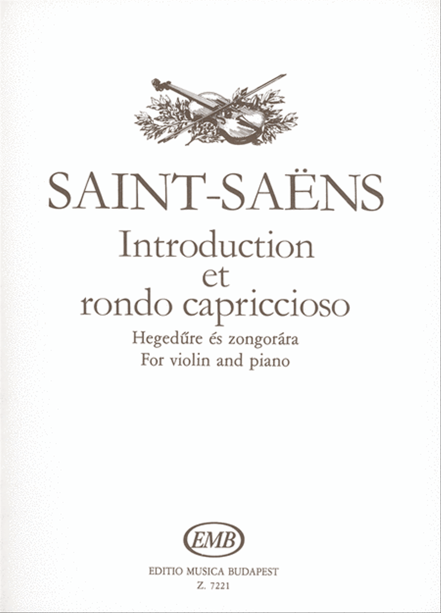 Introduction et Rondo capriccioso 0p. 28 Violin Solo scores gallery preview page 1
