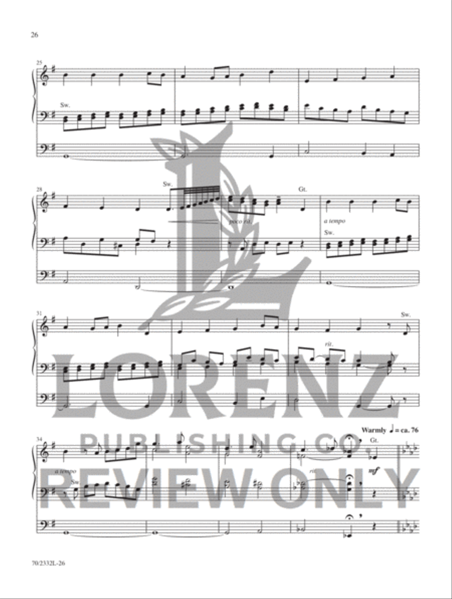 Like a River Glorious Organ Solo scores gallery preview page 19