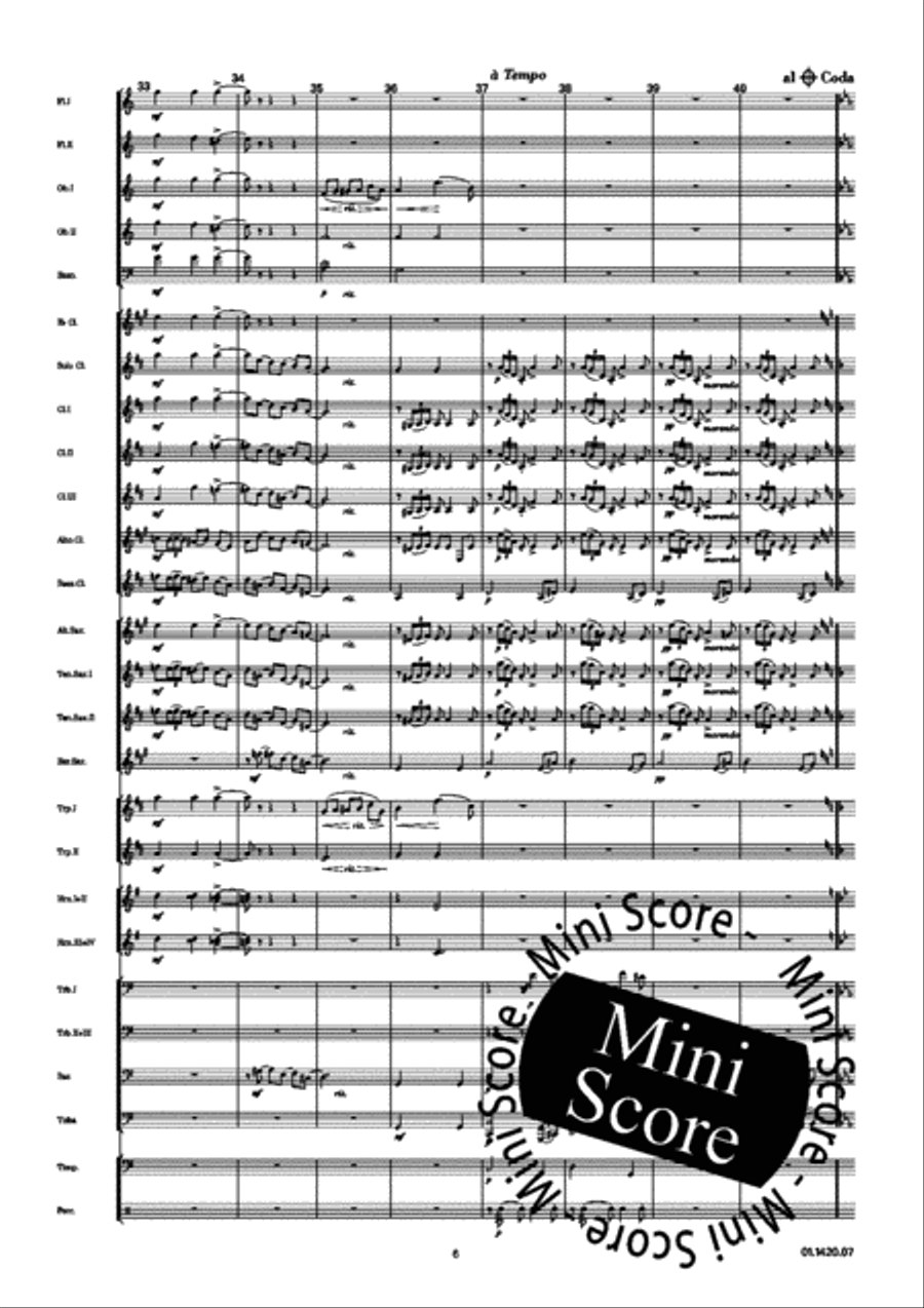Cadiz Concert Band scores gallery preview page 12