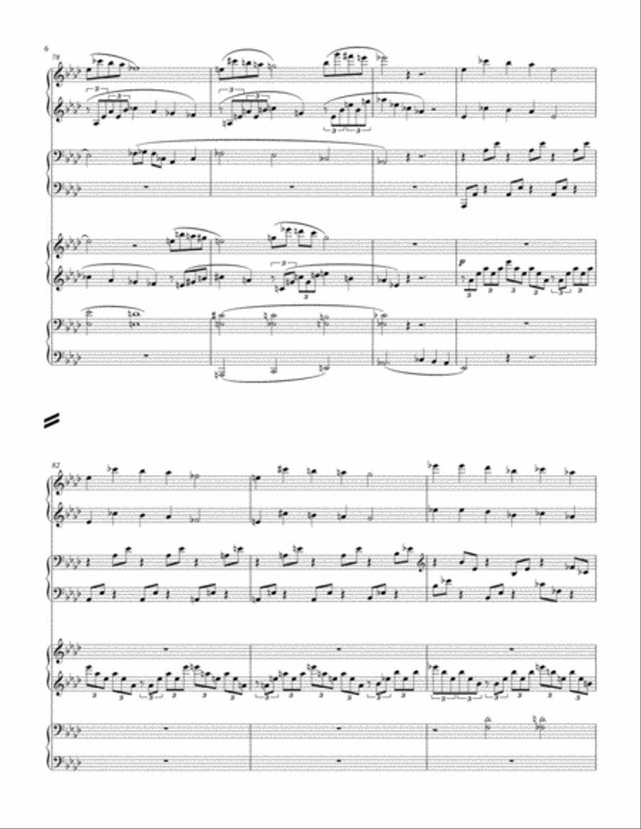 Christmas Medley Christmas Medley 2 Pianos, 4-Hands scores gallery preview page 6