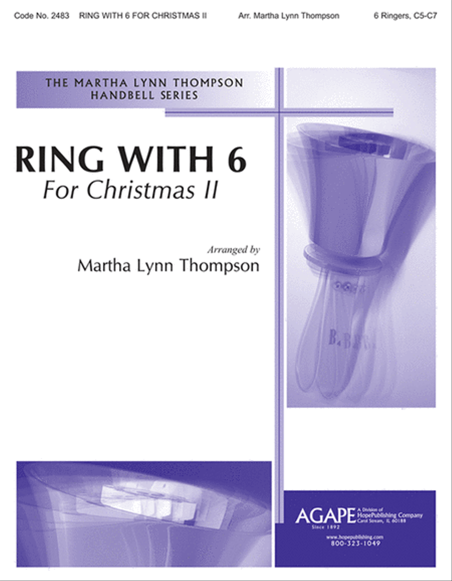Ring with 6 for Christmas Handbell Choir scores gallery preview page 1