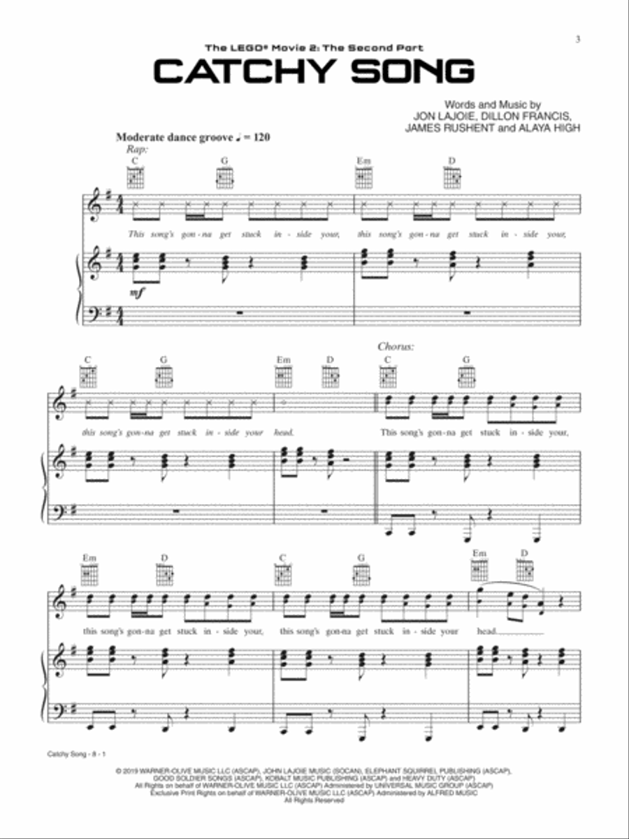Catchy Song Small Ensemble scores gallery preview page 2