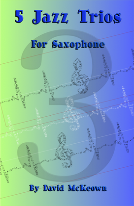 Book cover for 5 Jazz Trios for Saxophone