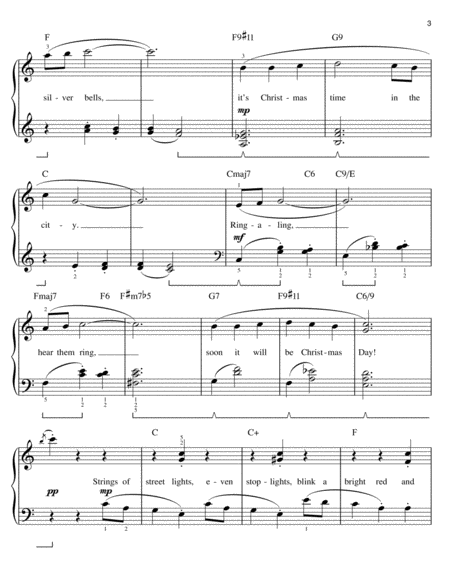Silver Bells [Jazz version] (arr. Phillip Keveren)