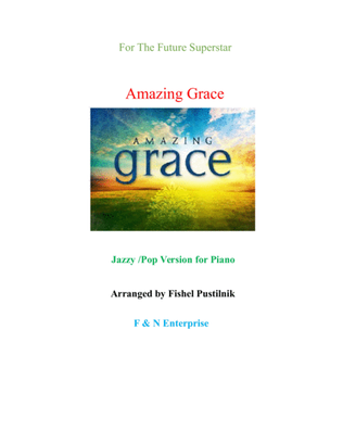 Book cover for "Amazing Grace" for Piano (Jazz/Pop Version)-Video