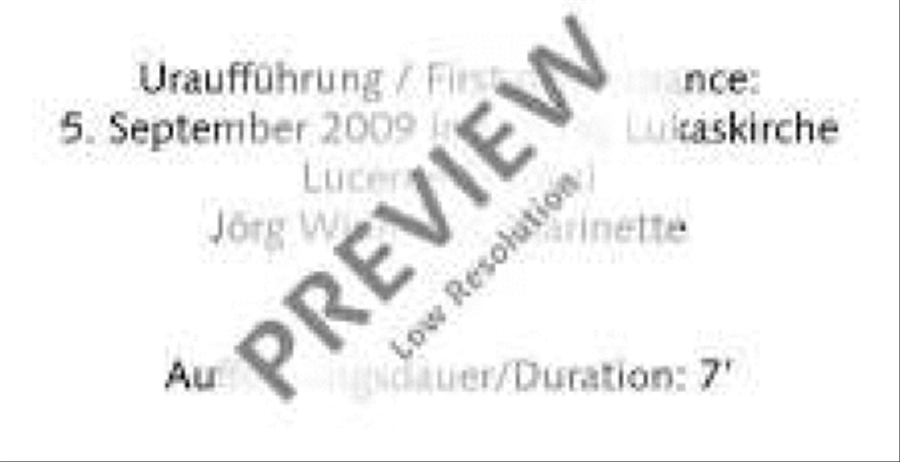 Rechant B-Flat Clarinet scores gallery preview page 5