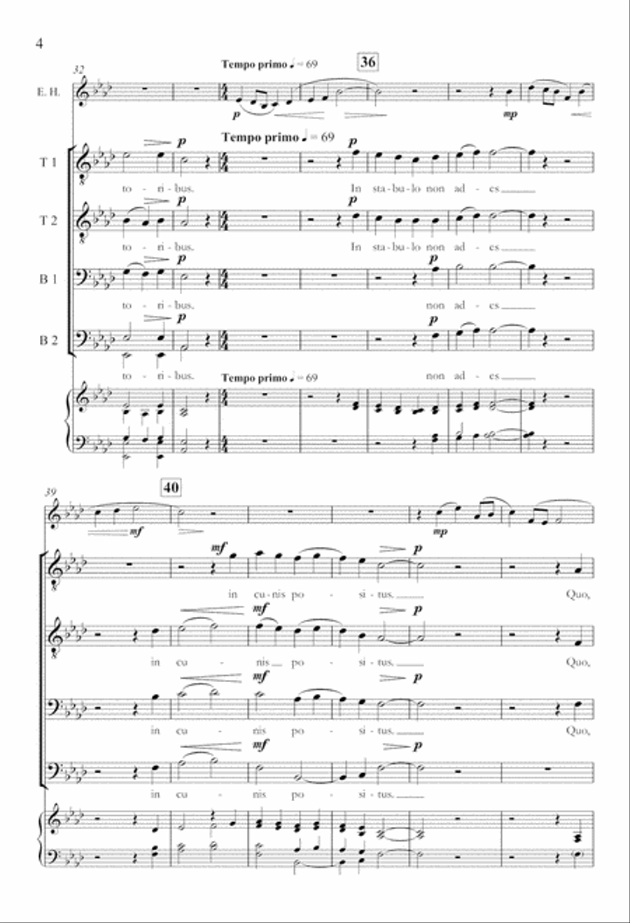 O Stella de Bethlehem O Stella de Bethlehem TTBB scores gallery preview page 5