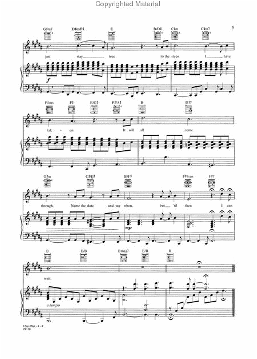 I Can Wait (from the Motion Picture Soundtrack Hairspray) Small Ensemble scores gallery preview page 3
