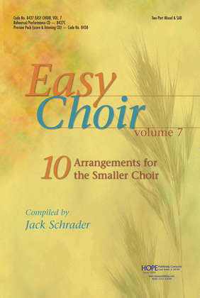 Book cover for Easy Choir, Vol. 7