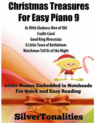 Book cover for Christmas Treasures for Easy Piano Volume 9 Sheet Music
