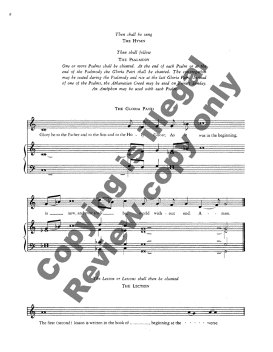 Order of Matins & Vespers Choir scores gallery preview page 5