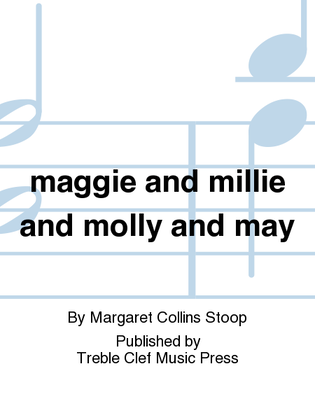 Book cover for maggie and millie and molly and may