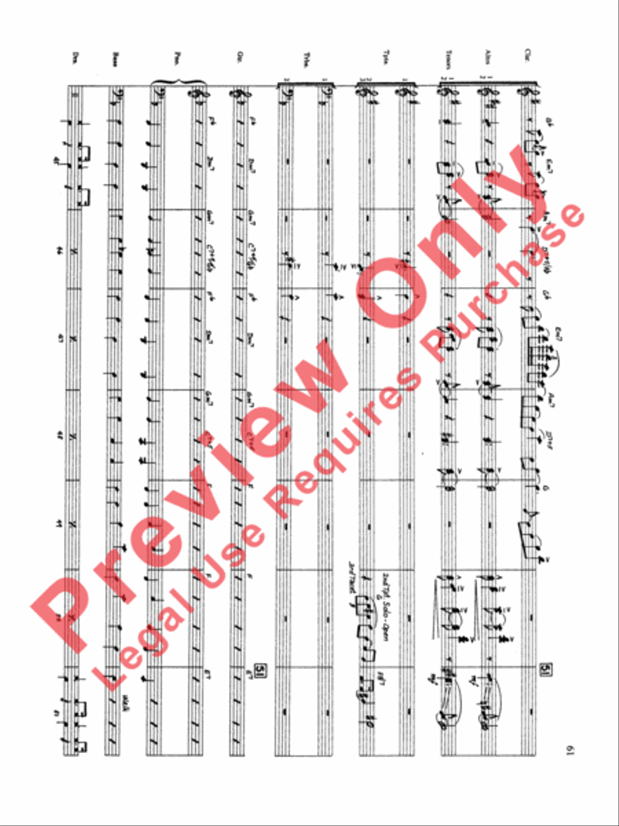 Original Big Band Sounds Big Band scores gallery preview page 62