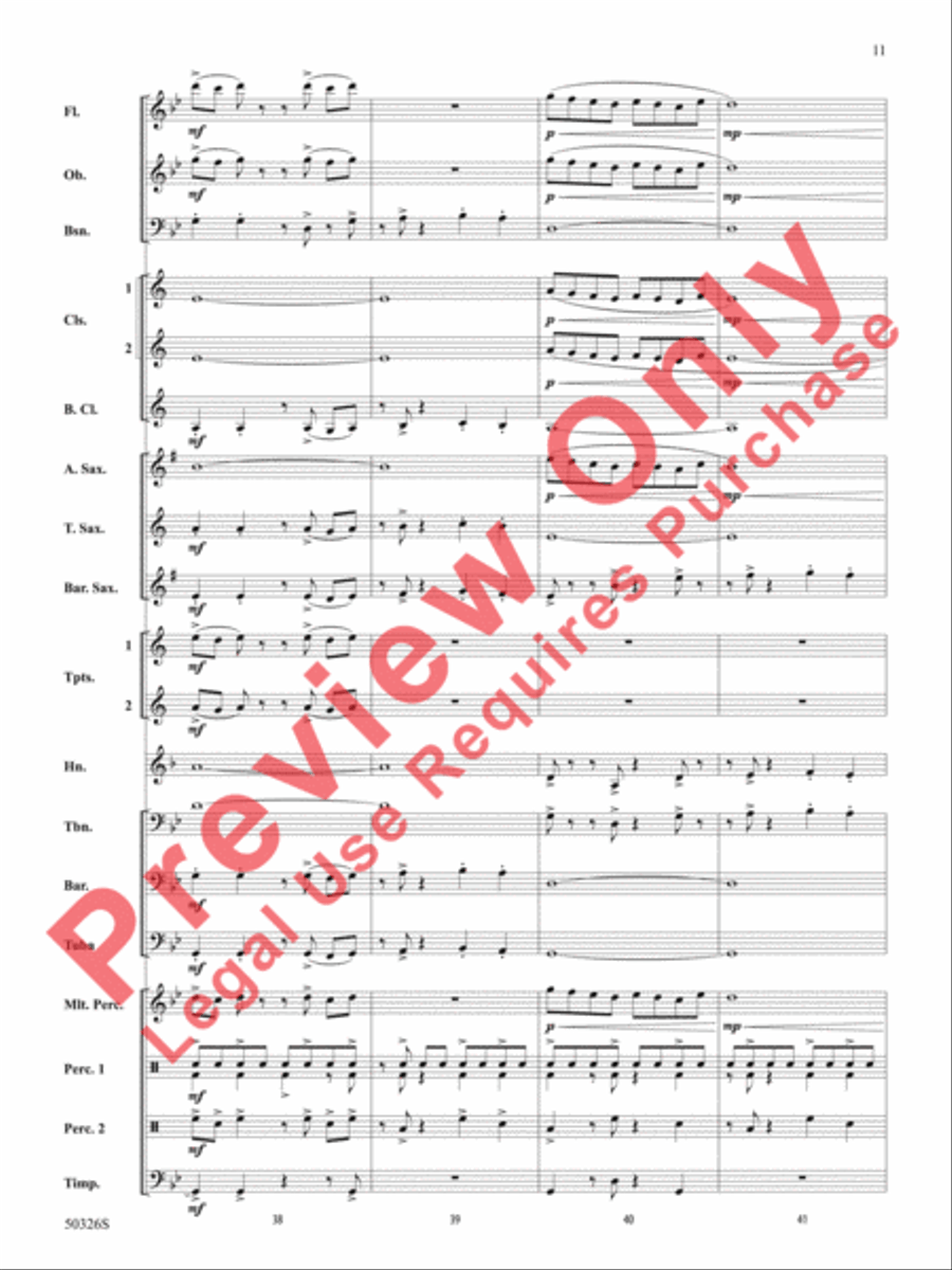 Intenso Concert Band scores gallery preview page 12
