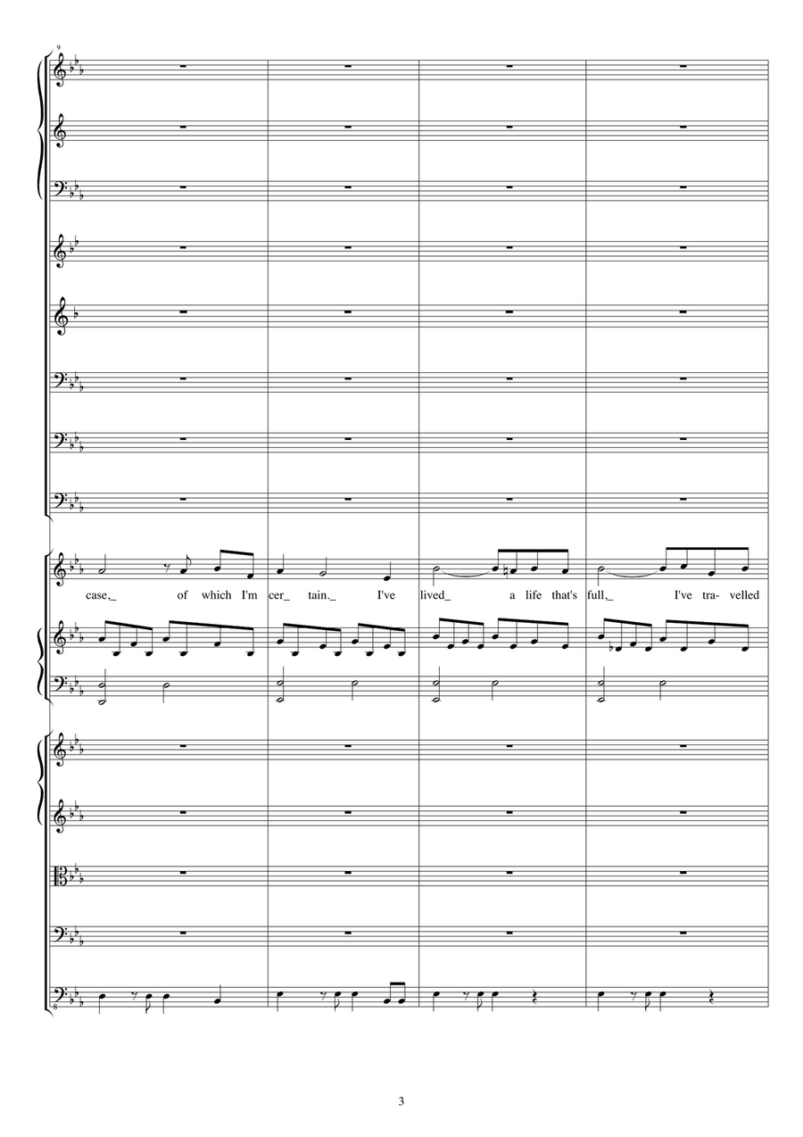 My Way Full Orchestra scores gallery preview page 3