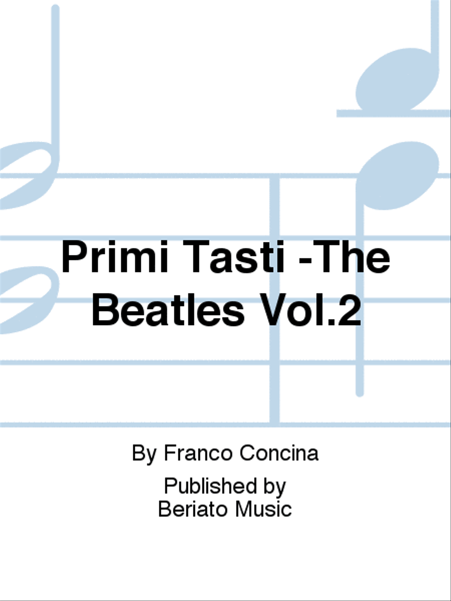 Primi Tasti -The Beatles Vol.2 Easy Piano scores gallery preview page 1