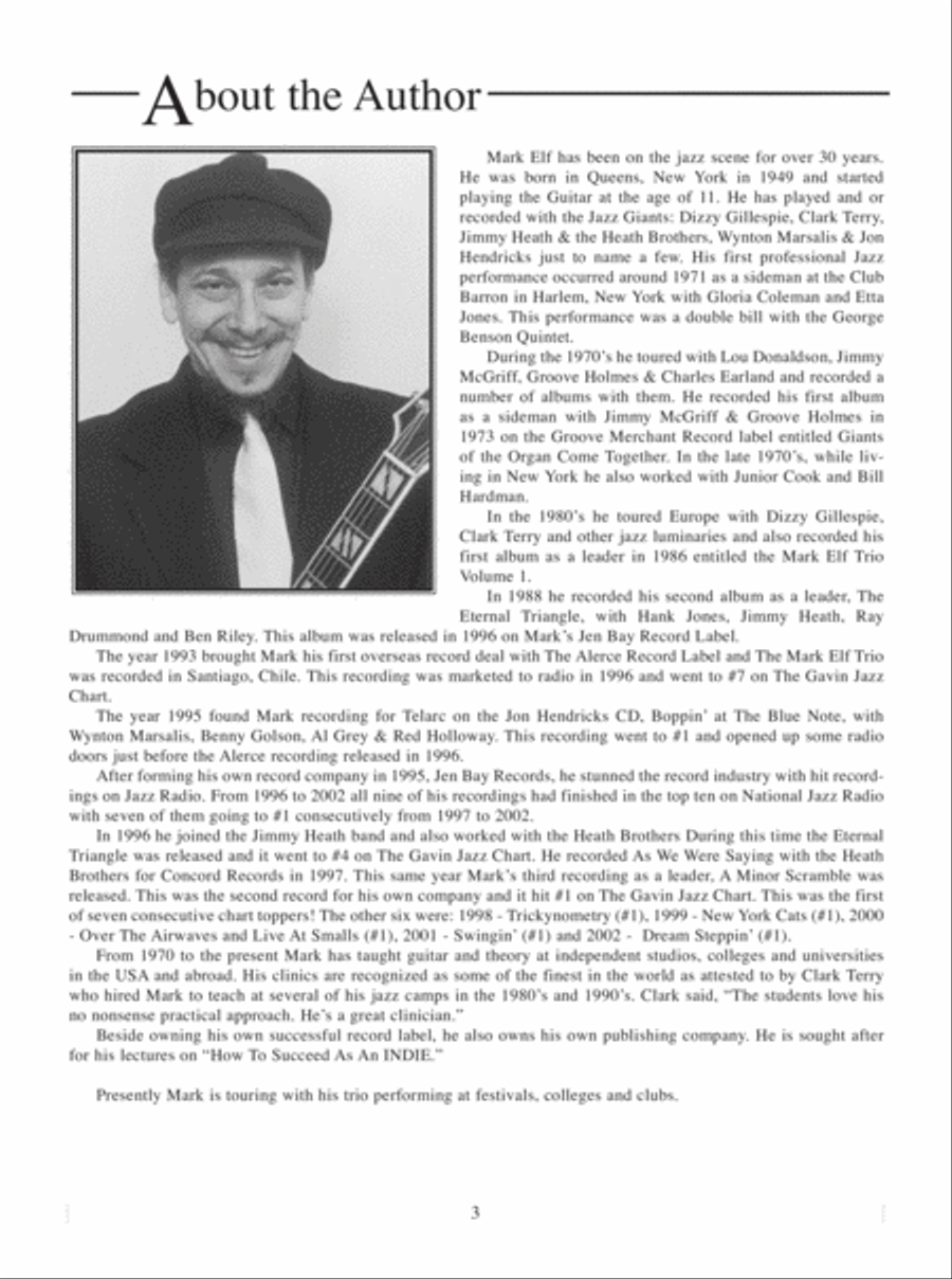 Mark Elf Jazz Interpretations Volume 3 Electric Guitar scores gallery preview page 4
