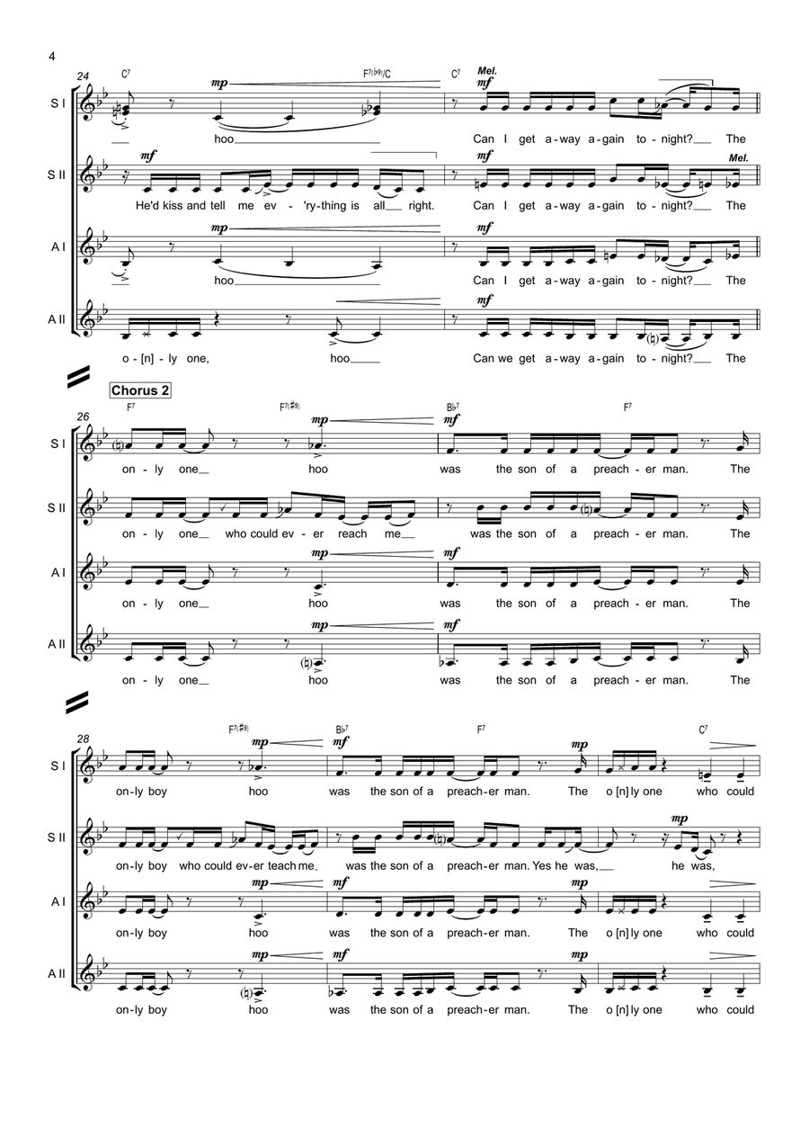 Son-of-a-preacher Man Son-of-a-preacher Man SSAA scores gallery preview page 4