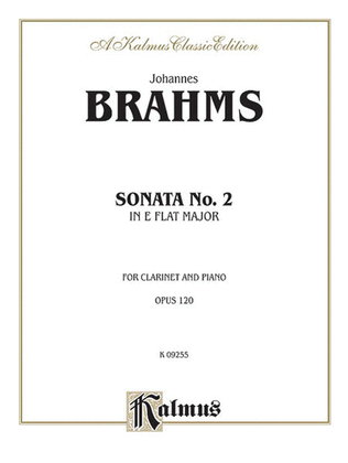 Book cover for Sonata No. 2 in A-flat Major, Opus 120