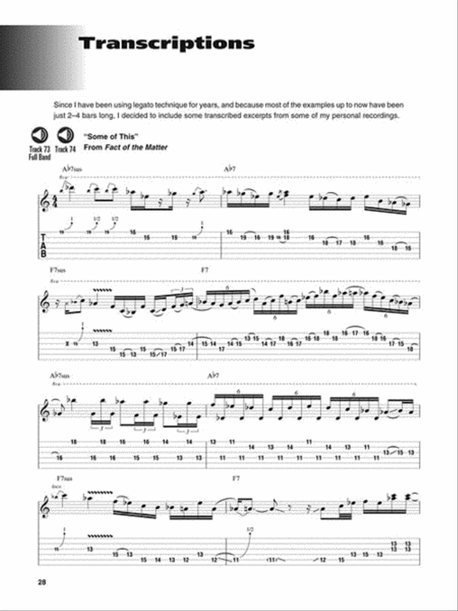 Liquid Legato Liquid Legato Guitar Tablature scores gallery preview page 7