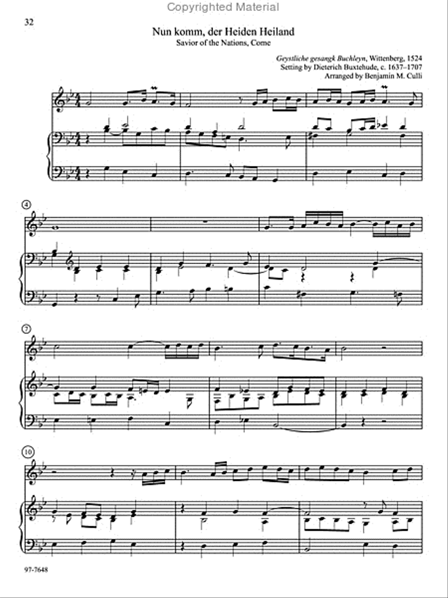 Duo Baroque: Classic Chorale Preludes Arranged for Keyboard and Any Solo Instrument, Vol. 1 Bassoon scores gallery preview page 12