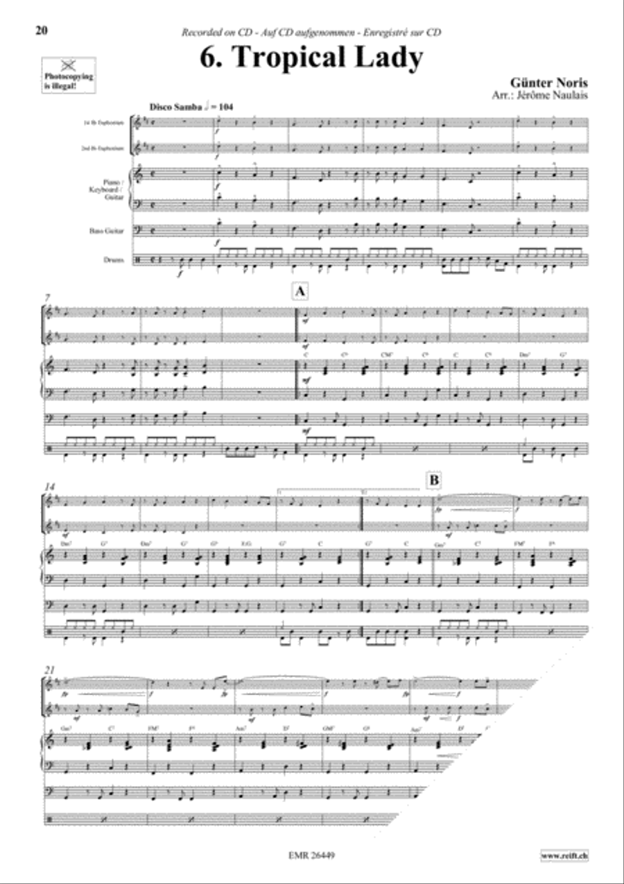 Let's Dance Volume 5 Let's Dance Volume 5 Euphonium Duet scores gallery preview page 8