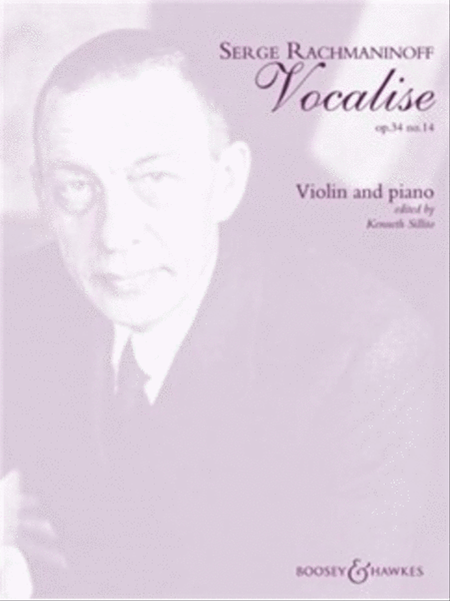 Vocalise Op. 34, No. 14 Violin Solo scores gallery preview page 1