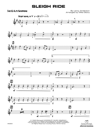 Sleigh Ride: 2nd E-flat Alto Saxophone