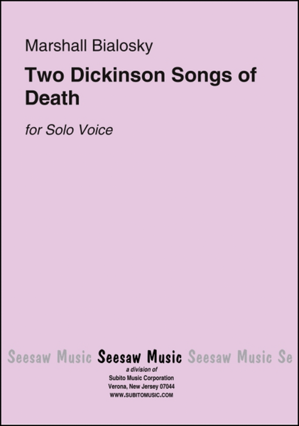 Two Dickinson Songs of Death