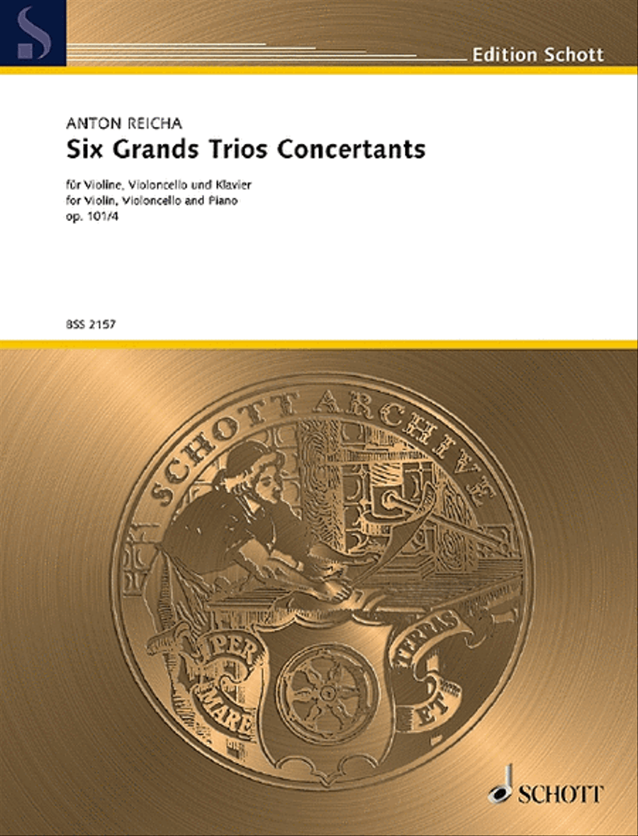 Six Grands Trios Concertants Piano Trio scores gallery preview page 1