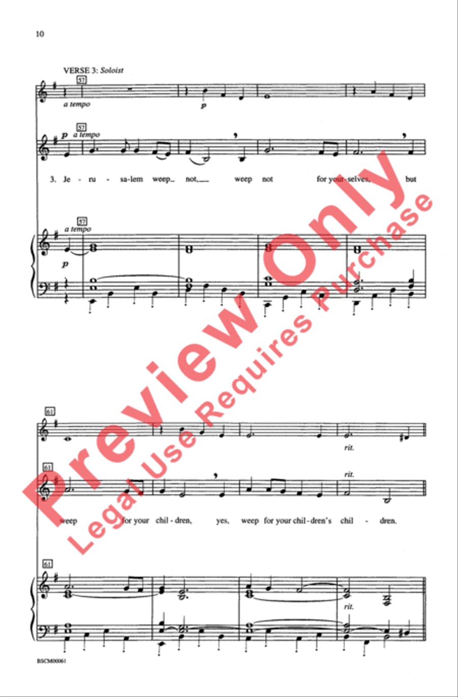 Could You Not Watch 4-Part scores gallery preview page 9