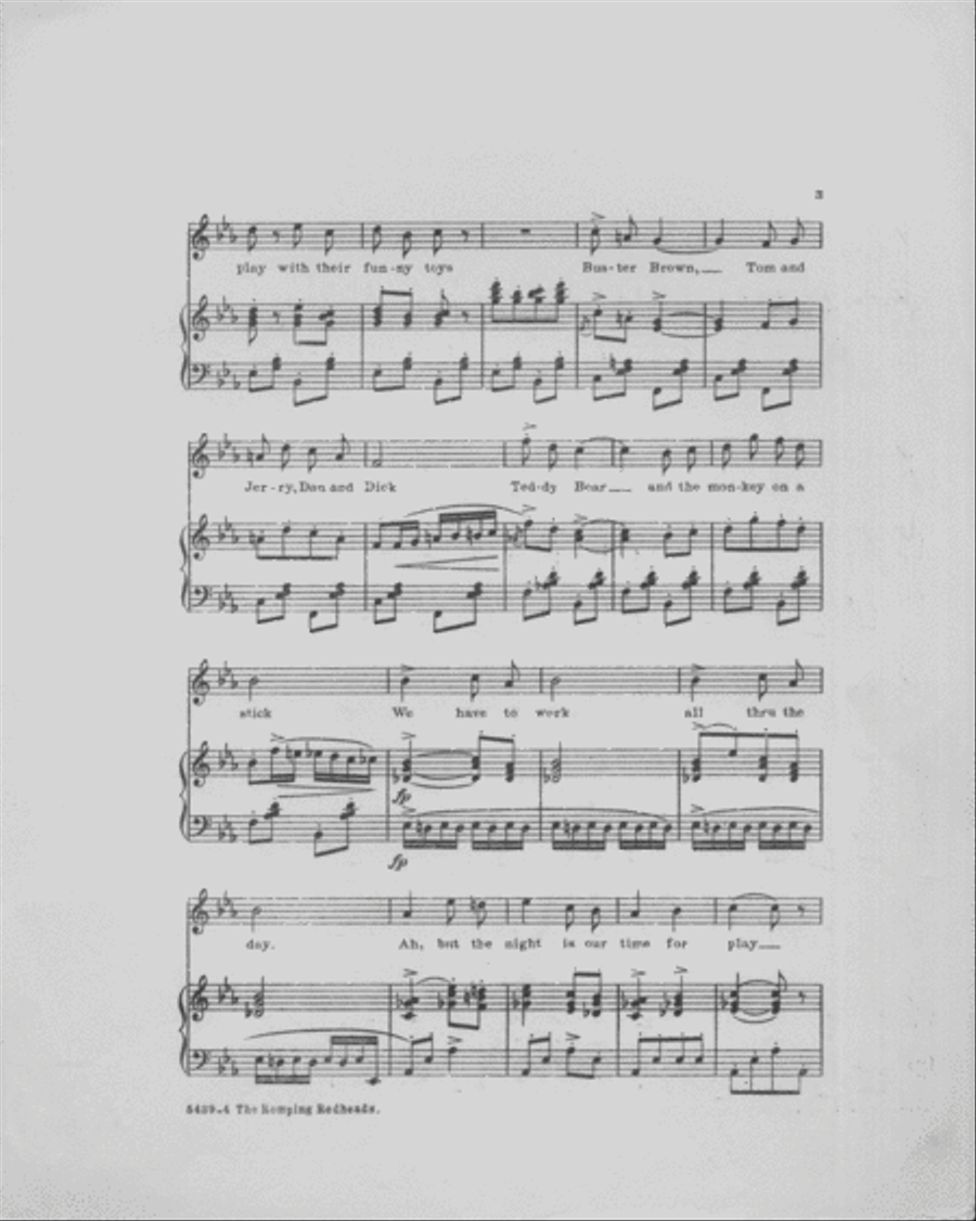 The Romping Red Heads Voice scores gallery preview page 3