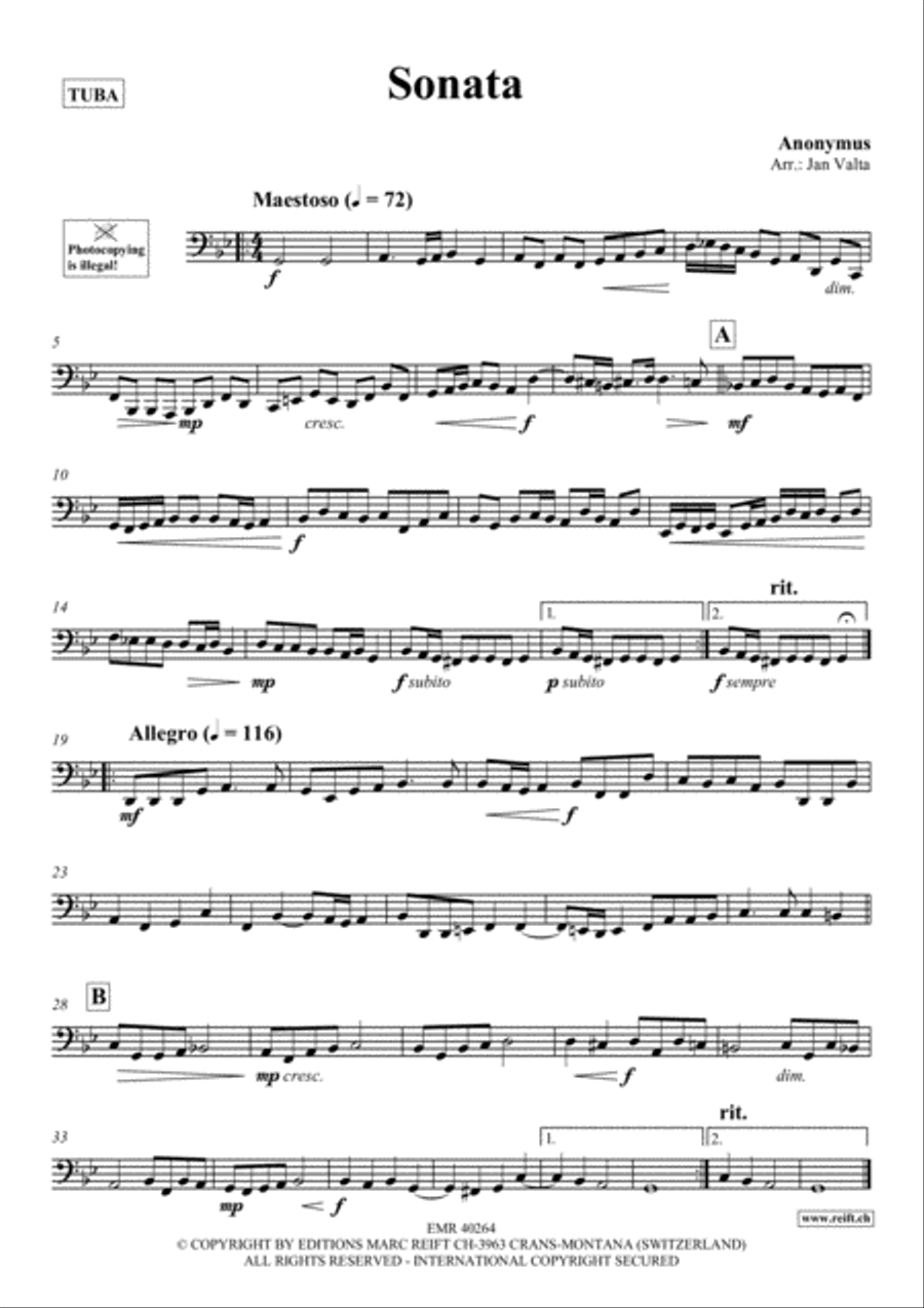 Sonata Tuba scores gallery preview page 2