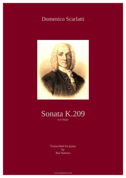 Sonata K.209 in A major