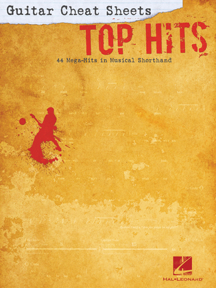 Book cover for Guitar Cheat Sheets: Top Hits