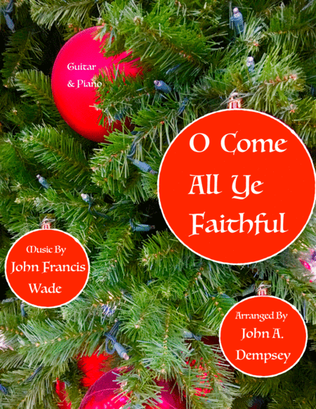Book cover for O Come All Ye Faithful (Guitar and Piano)