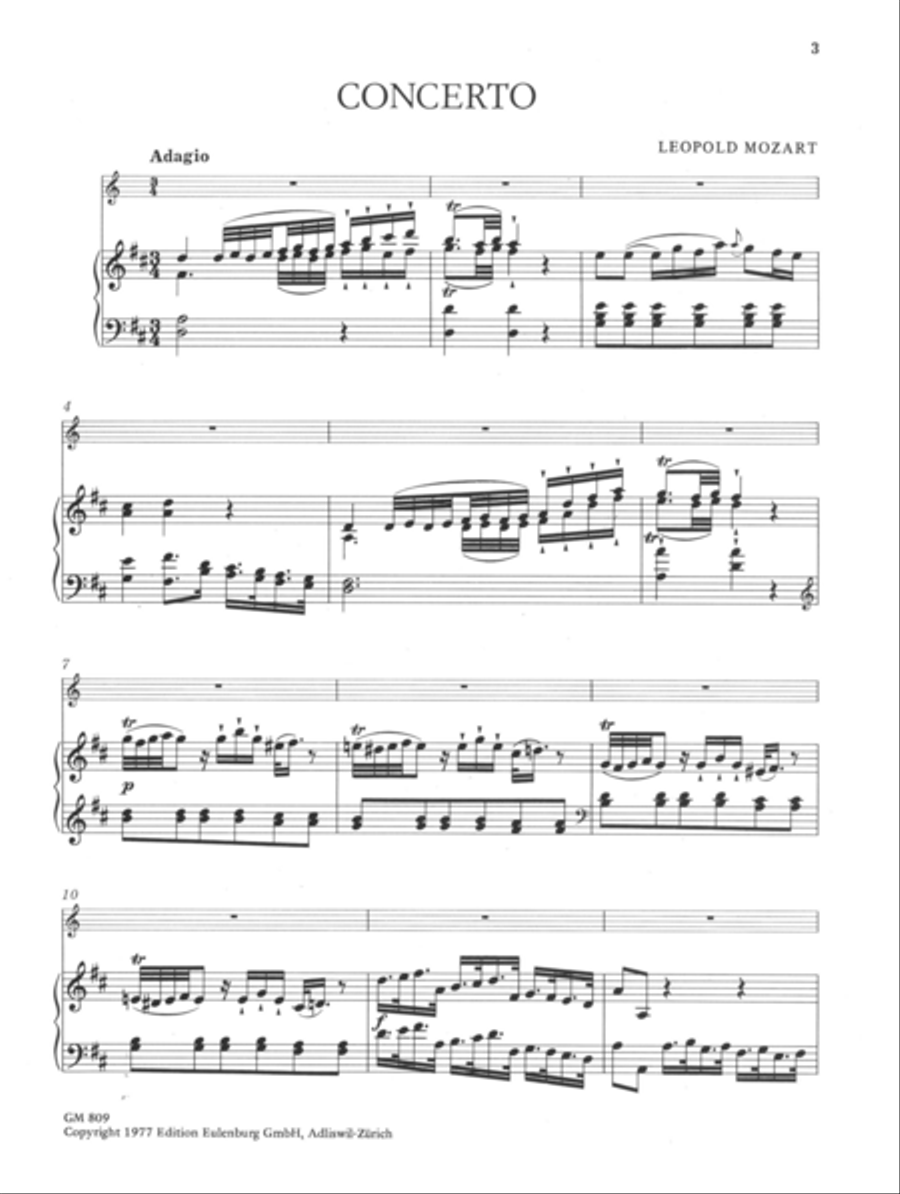 Concerto for trumpet Trumpet scores gallery preview page 2