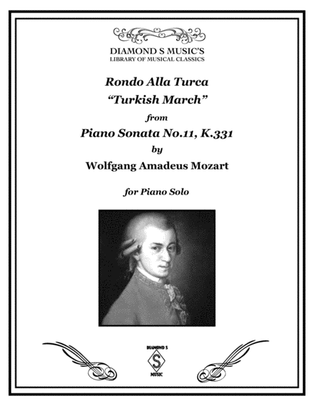 Rondo alla Turca (Turkish March) - Wolfgang Amadeus Mozart - Piano Solo image number null