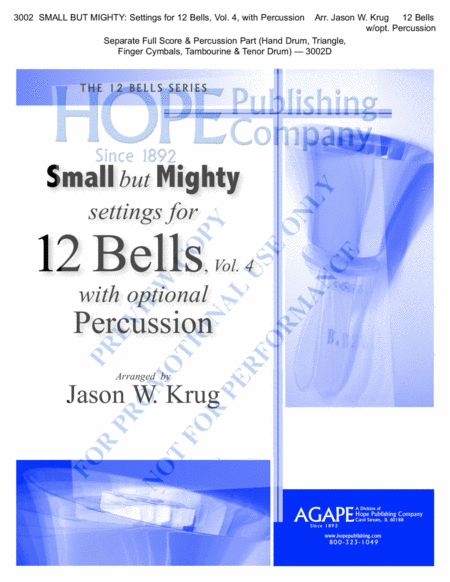 Small But Mighty Vol 4 for 12 Bells with Percussion image number null