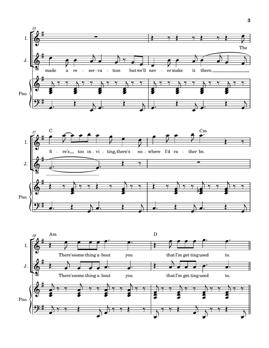 Christmas Valentine Piano, Vocal, Guitar scores gallery preview page 4